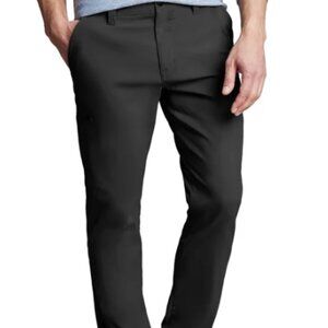 Copper & Oak Men's Tech Utility Pant Straight Fit Black Size 38x30